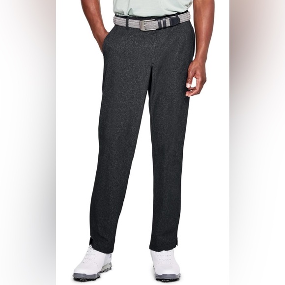 Under Armour Other - Under Armour Men's Sz 36x30 Showdown Tapered Golf Pants Athletic Black/Zinc Gray